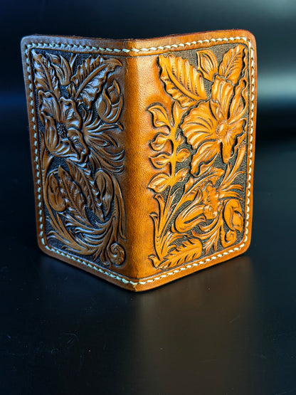 Floral card wallet