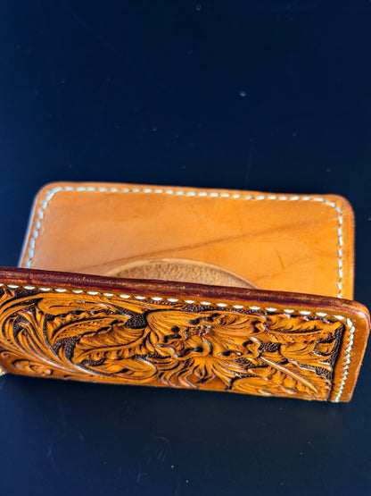 Floral card wallet