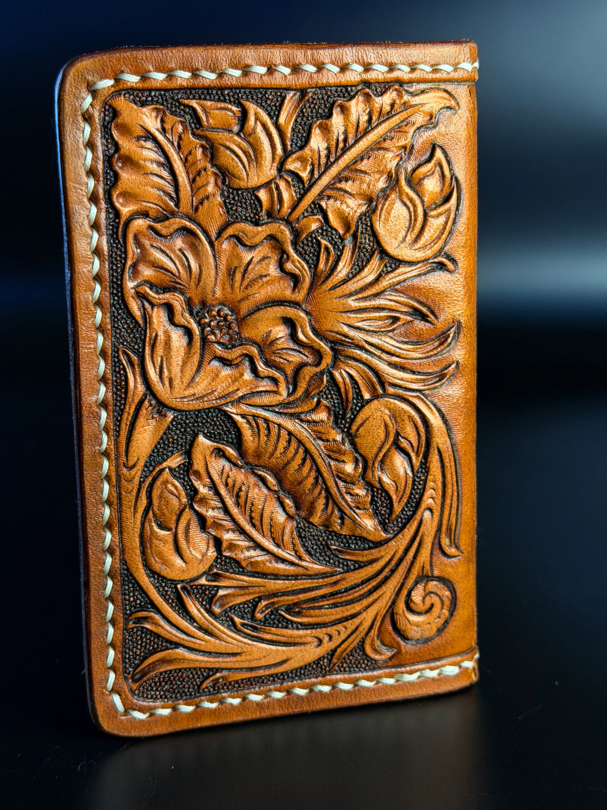 Floral card wallet