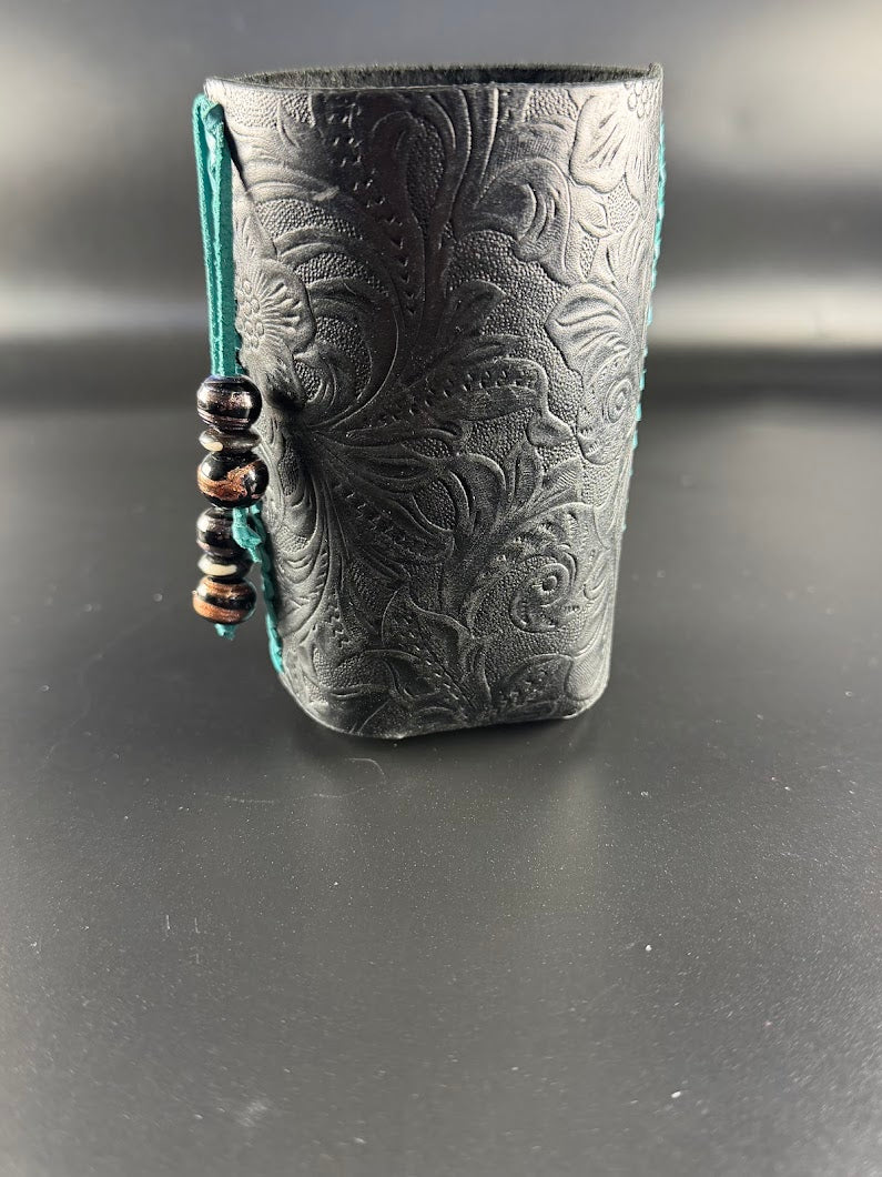 Embossed Leather Can Sleeve