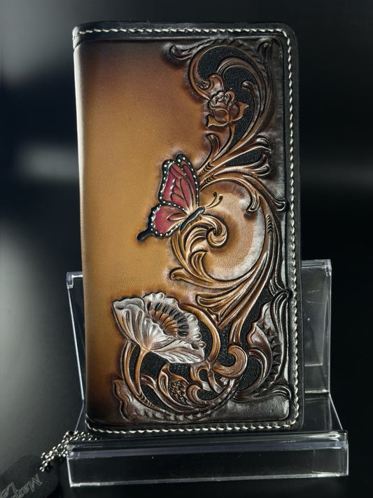 ladies butterfly wallet